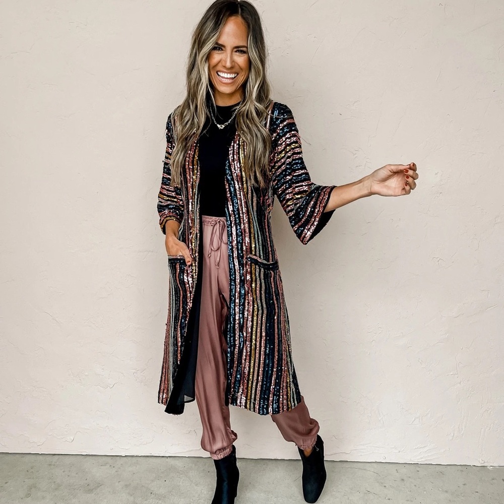 Sequin Kimono